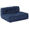 vidaXL Modulsofa 4 pcs Indigo Stof