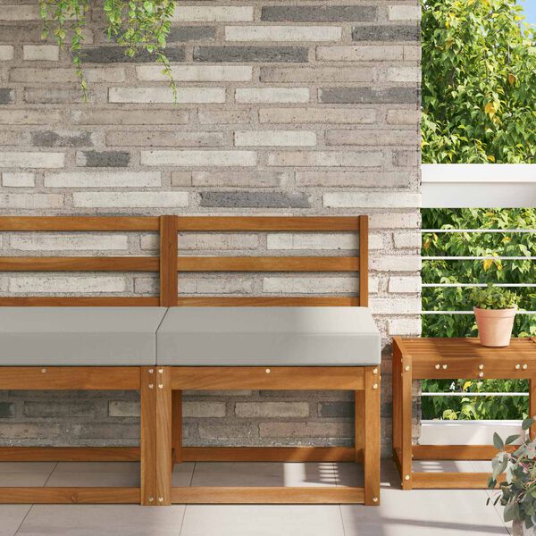 vidaXL Udend&oslash;rs Sofa Pude Gr&aring; 60 x 60 x 8 cm Polyester