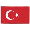 vidaXL Tyrkiets flag 90x150 cm