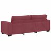 vidaXL 3-personers sofa 220x77x82 cm stof vinr&oslash;d