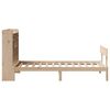 vidaXL seng med reol uden madras 90x200 cm massivt fyrretræ