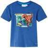 vidaXL T-shirt til b&oslash;rn str. 140 bl&aring;meleret