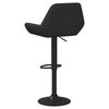 vidaXL barstole 2 stk. fl&oslash;jl sort