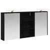 vidaXL Badev&aelig;relsesskabs&aelig;t 3 stk. 126 x 16 x 62.5 cm Konstrueret tr&aelig;
