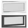 vidaXL Kip & Drej K&aelig;lder Vinduet RISOR 120 x 60 cm PVC og glas