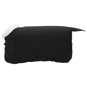 vidaXL Hestet&aelig;ppe Sort 75 cm Polar fleece
