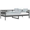 vidaXL daybed 90x200 cm massivt fyrretr&aelig; gr&aring;