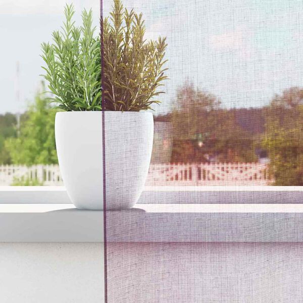 vidaXL voile-gardiner med l&oslash;kker 2 stk. 140x260 cm lilla