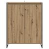 vidaXL Sko skab med d&oslash;r Artisan eg 79 x 36 x 100 cm Konstrueret tr&aelig;