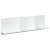 vidaXL vægskab 100x16,5x30 cm konstrueret træ hvid