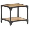 vidaXL sofabord 40x40x36 cm massivt ru mangotr&aelig;