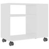 vidaXL sidebord 70x35x55 cm konstrueret tr&aelig; hvid