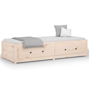 vidaXL daybed uden madras 90x200 cm massivt fyrretr&aelig;