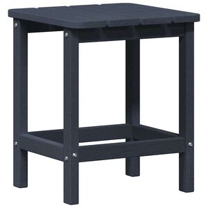 vidaXL Sidebord M&oslash;rkebl&aring; 38 x 38 x 46 cm Polyethylen