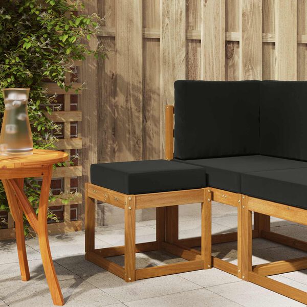 vidaXL Udend&oslash;rs Skammel B&aelig;nk Massivt Akacietr&aelig; Naturfarvet