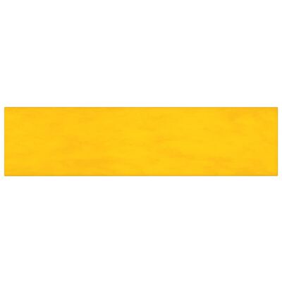 vidaXL vægpaneler 12 stk. 60x15 cm 1,08 m² fløjl gul