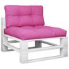 vidaXL pallehynder 2 stk. stof pink