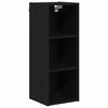 vidaXL H&aelig;ngeskab Sort eg 30 x 29,5 x 80 cm Konstrueret tr&aelig;