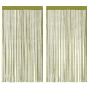 vidaXL tr&aring;dgardiner 2 stk. 140 x 250 cm gr&oslash;n