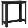 vidaXL barbord 102x50x103,5 cm konstrueret tr&aelig; sort