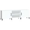 vidaXL tv-bord 150x30x50 cm konstrueret tr&aelig; hvid