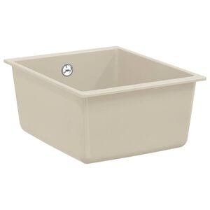 vidaXL Vask 80% Kvarts og 20% Resin 370 x 460 mm Beige