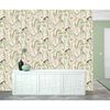 DUTCH WALLCOVERINGS tapet Flamingo cremefarvet og mintgrøn