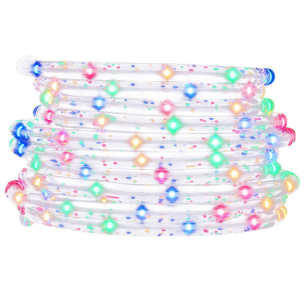 vidaXL lyskæde med 1200 LED'er 50 m PVC flerfarvet lys