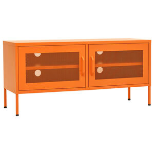 vidaXL tv-skab 105x35x50 cm st&aring;l Orange