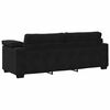 vidaXL 3-personers sofa 220x77x82 cm velour sort