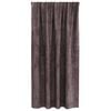 vidaXL Velour Gardiner med gardiner 2 pcs Brun 175 x 140 cm Fl&oslash;jl