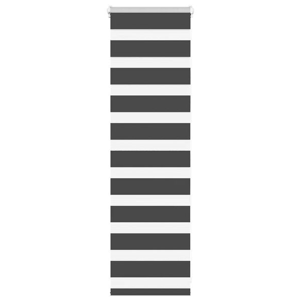 vidaXL zebragardin sort 55x100 cm stofbredde 50,9 cm polyester