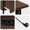 vidaXL Natskab med skuffe Brun eg 60 x 30 x 61 cm Konstrueret tr&aelig;