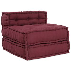 vidaXL modul&aelig;r sofaenhed stof 70x70x54 brunr&oslash;d