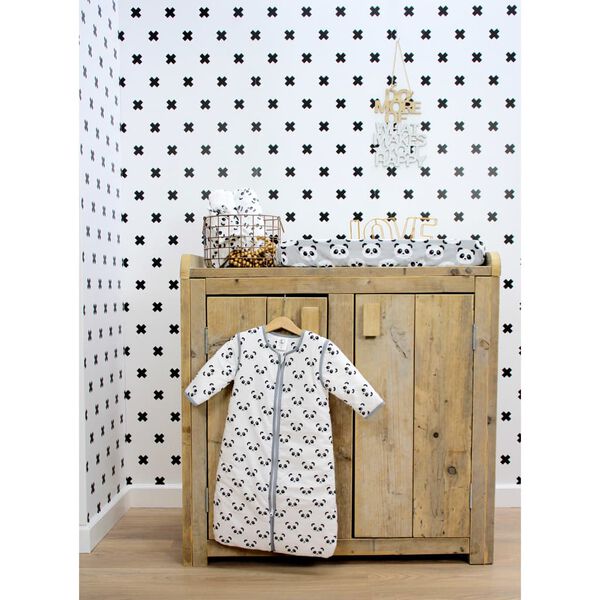 Noordwand tapet Fabulous World Cross hvid og sort