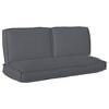 vidaXL Pudes&aelig;t Oxford stof Antracit 120 x 50 x 52 cm
