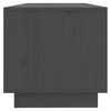 vidaXL tv-bord 90x35x35 cm massivt fyrretræ grå