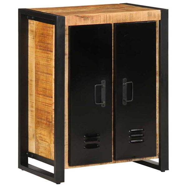 vidaXL skænk 55x35x70 cm massivt ru mangotræ