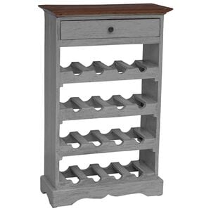 vidaXL vinreol 55x23x85 cm massivt mahognitr&aelig;