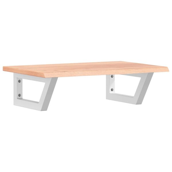 vidaXL badev&aelig;relseshylde st&aring;l og massivt egetr&aelig;