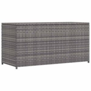 vidaXL opbevaringskasse til haven 120x50x60 cm polyrattan gr&aring;