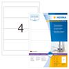 HERMA permanente rygetiketter A4 192x61 mm 100 ark uigennemsigtig hvid