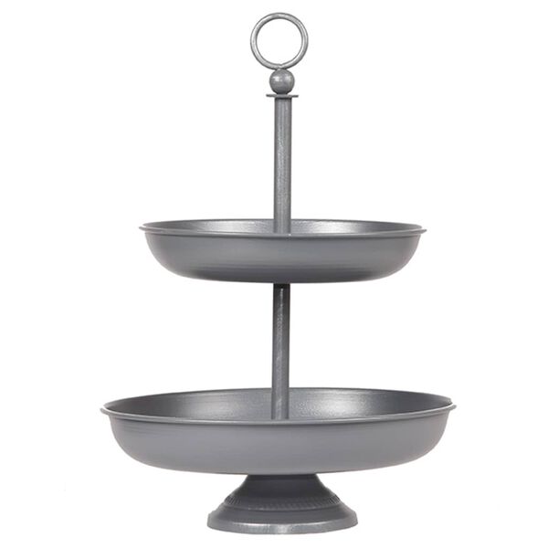 LABEL51 kageopsats 26x26x38 cm antikgr&aring;