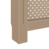vidaXL radiatorskjuler 112x19x81,5 cm MDF
