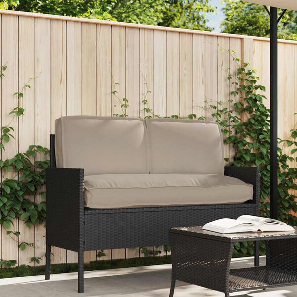 vidaXL Pudes&aelig;t 3 pcs Gr&aring;brun Oxford stof