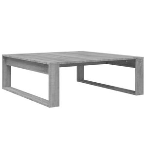 vidaXL sofabord 100x100x35 cm konstrueret tr&aelig; gr&aring; sonoma-eg