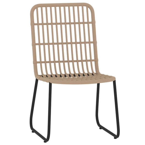 vidaXL spisebordss&aelig;t til haven 7 dele egetr&aelig;sfarve