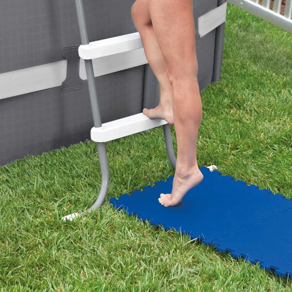 Intex poolgulvbeskyttere 8 stk. 50x50 cm blå