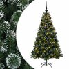 vidaXL Kunstigt Juletr&aelig; med Kugler 120 cm 150 LED'er Varm hvid