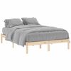 vidaXL sengeramme uden madras 137x190 cm massivt fyrretr&aelig;